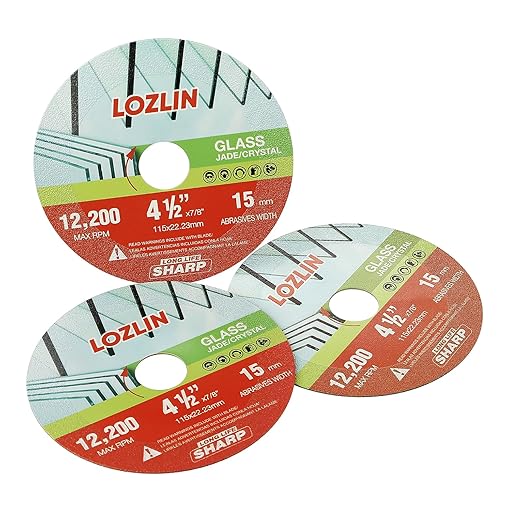 3-Pack 4.5" Diamond Multi-Purpose Saw Blades - Heavy Duty Angle Grinder Discs for Cutting Marble/Quartz/Stone/Tile/Metal/Plastic (Nano-Diamond, 3)