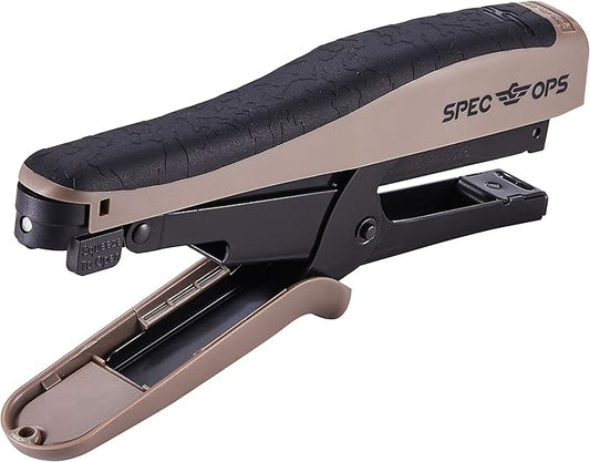 Spec Ops Tools Heavy Duty 45 Sheet Plier Stapler, Comfort Grip, 3% Donated to Veterans