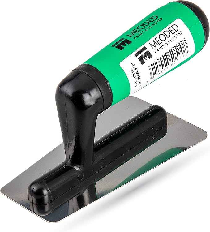 Stainless Steel Plaster Trowel, (5.5x2inch) Venetian Plaster Trowel, Plaster Tool, Mini 40x80x140mm, Meoded Paint & Plaster