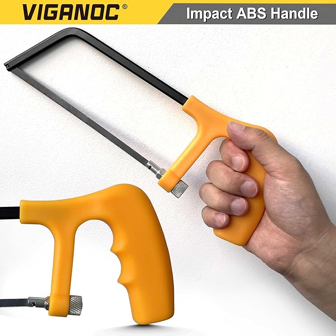 6-inch Mini Hacksaw Frame- 150 mm Cutting Hand Saw with Bi-metal Blade