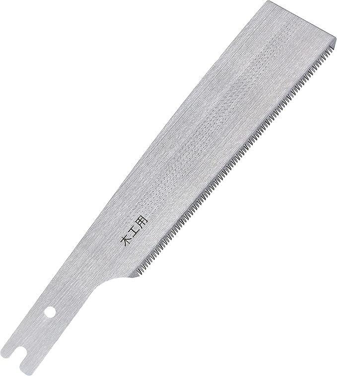 KAKURI Mini Japanese Pull Saw 4.3" - Kataba Single Edge Handsaw for Woodworking, Laminated Wood Cutting, DIY, Hobby - Made in Japan, Replacement Blade (1 pc)