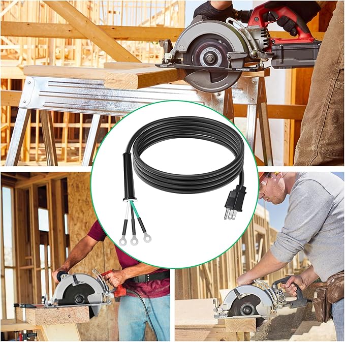 95104L Circular Saw Cord Replacement Assembly竊똂ompatible with SKILSAW Worm Drive Saw SPT78W SPT77WM Circular Saw Power Cord Parts,pertain for SKIL Saw Power Cord Parts Tool Replacement Assembly