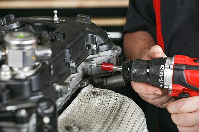 ARES 22034 ??9-Piece Impact Grade Socket Adapter and Bit Coupler Set - Turns Impact Drill Driver into High Speed Socket Driver - 1/4-Inch, 3/8-Inch, and 1/2-Inch Drive ??Quick Release Bit Coupler