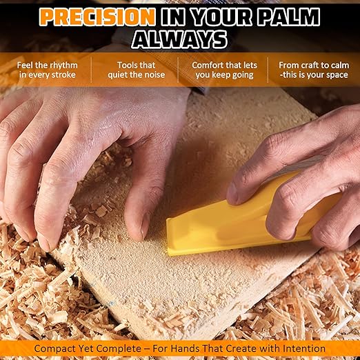 54PCS Premium Micro Sander, Detail & Mini Sander Block ??Precision Small Hand Sanding Tool, 80??00 Grit Sandpaper Kit, 3-in-1 Set for Wood, Crafts, Furniture, Tight Spaces & DIY Projects