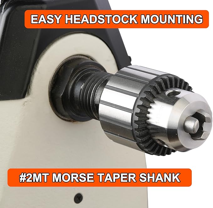 1/2" Key Type Heavy Duty Drill Chuck with #2MT Arbor