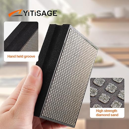 1pc Diamond Hand Polishing Pads Grit 120 Foam Sanding Block for Ceramic Tile Glass Grinding,Sanding Blocks Polishing