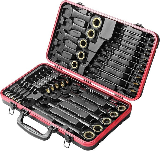 STARWORK TRUE MECHANIC??Ratcheting Wrench Set (30pc-Black)