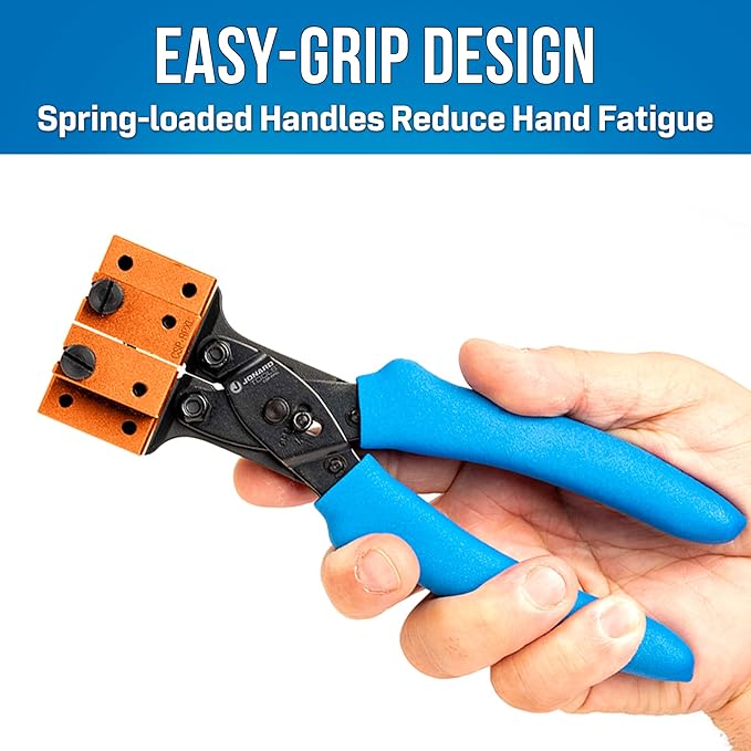 Jonard Tools CSP-RPXL Cable Slitting Pliers for RPX Long Span Cable - Free Ribbon Fiber Optic Cable, Ergonomic Spring-Loaded Handle, Fixed Ultra-Sharp Blade, with Guide Blocks