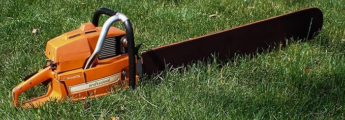 Leather Chainsaw BAR Cover Scabbard with Wrench Holder 32"
