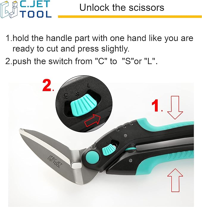10" Heavy Duty Carpet Cutter, Industrial Scissors, Multipurpose, Professional Soft Grip Stainless Steel (Turquoise)