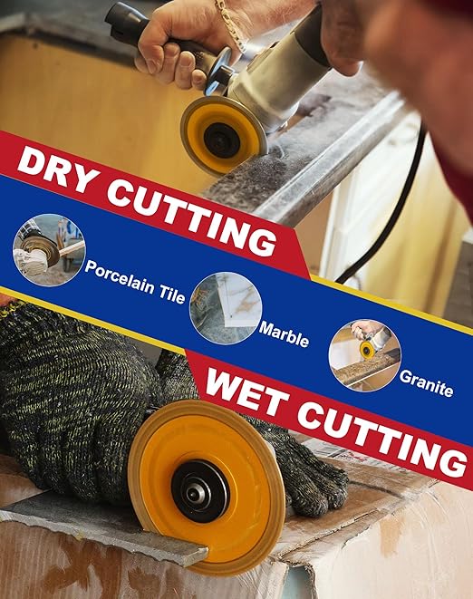 6 in Super Thin Diamond Saw Blade Porcelain Saw Blade for Cutting Porcelain Tiles Granite Marbles (6)