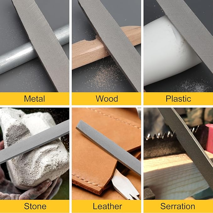 Metal Hand File Set, (1pcs)