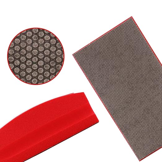 Diamond Hand Polishing Pads Foam Back for Glass Granite Marble Concrete Stone Sanding and Polishing (200 Grit)