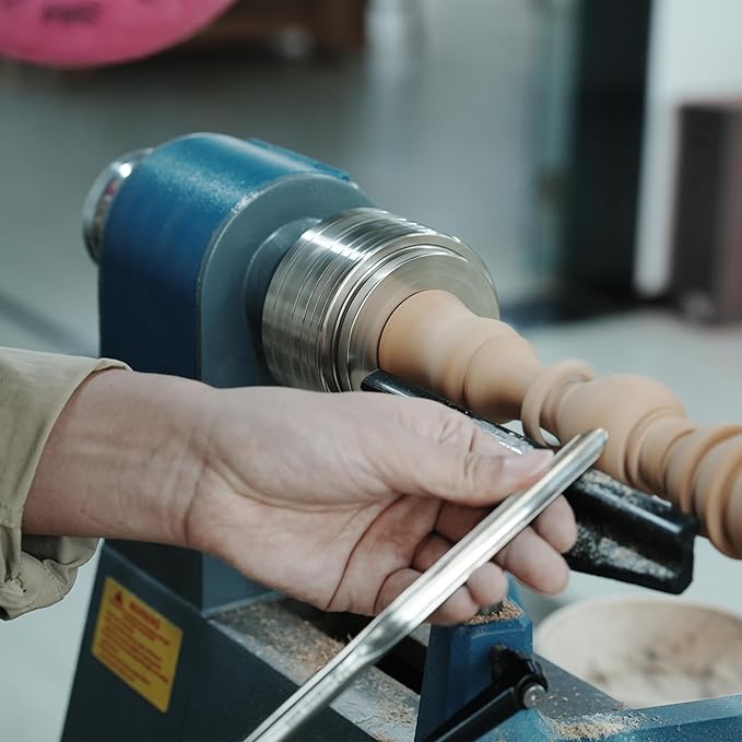 Woodlathe Chuck BMT-J6026 Spigot Jaws, Non-serrated for Woodturning Lathe Chucks, dovetail-shaped outer sides and non-serrated inner sides, Compatible with Super NOVA 2, G3.