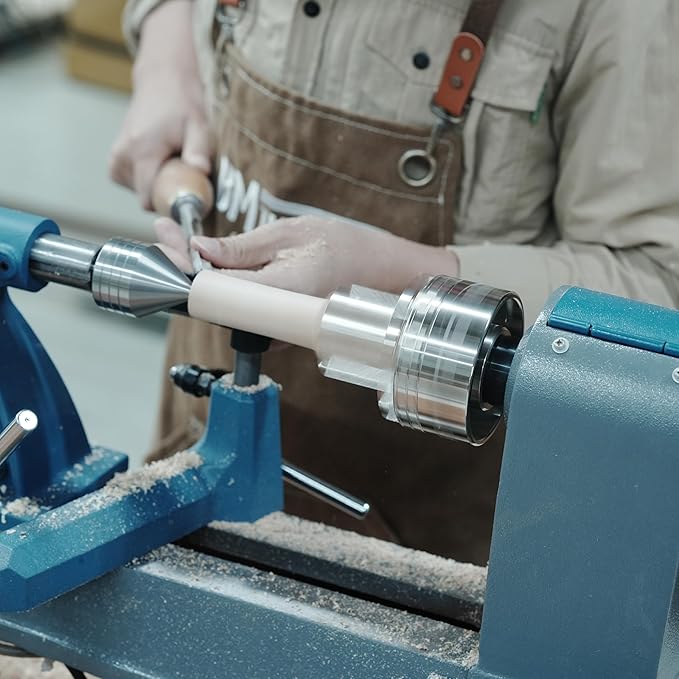 BMT-J6034 Pen Blank Jaws for Woodturning Lathe Chucks, V-grooves of the two jaws hold blanks securely, Compatible with Super NOVA 2, G3.