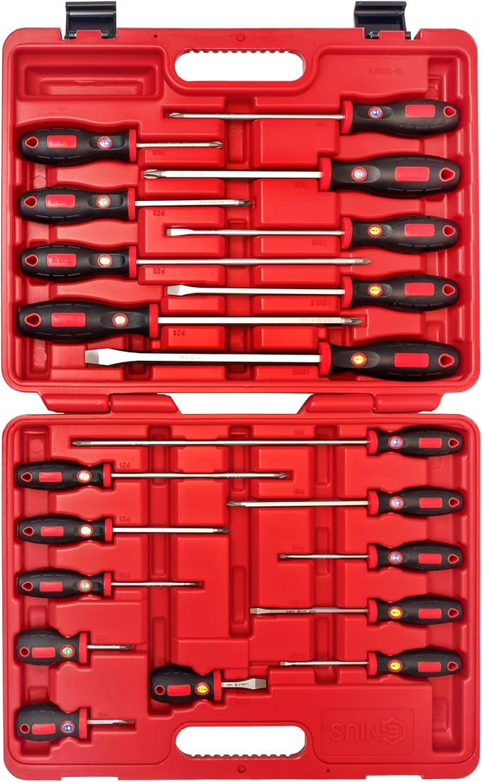 Genius Tools 20 Piece Combination Screwdriver Set TR-520PZ