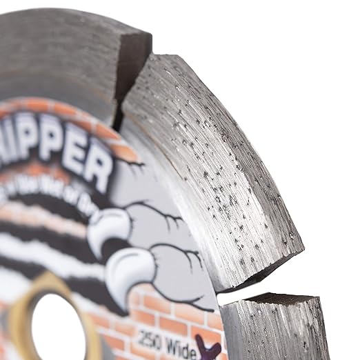 Delta Diamond Ripper Premium 4 Inch Tuck Point Diamond Blade, 1/4" Width, for Mortar Removal (4" X .250)