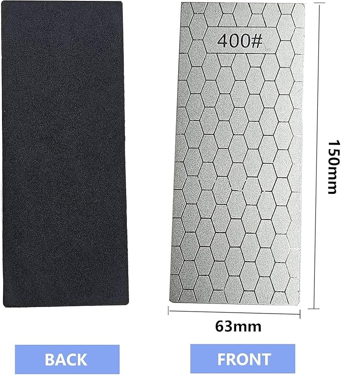 Diamond Sharpening Stone Set, 14 Pcs Diamond Lapping Plate Coarse/Medium/Fine Grit Sharpener, Perfect Assistance Sharpener Angle Guide