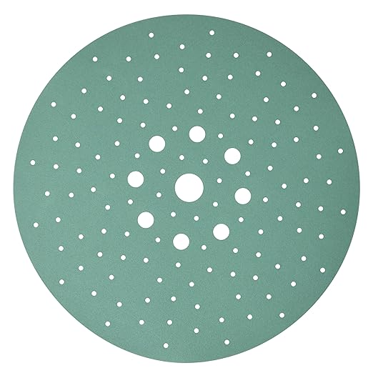 Serious Grit - 225mm 9-Hole 150 Grit Drywall Sanding Discs - Fits Festool Planex LHS 225 Sanders - Heavy-Duty Hook & Loop Film Abrasives - Dust-Free Multi-Hole Drywall Sander Sandpaper - 25 Pack