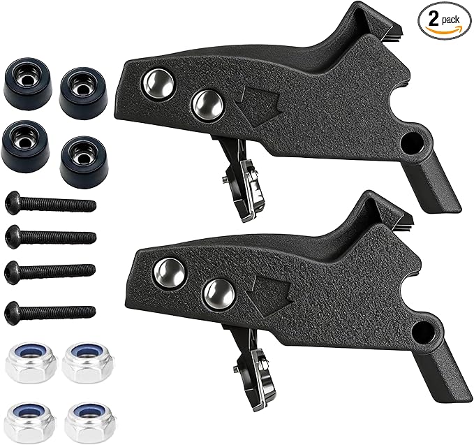 2 PCS DW7231 Miter/Chop Saw Mounting Clamps – Heavy-Duty ，Replacement for DeWalt Miter Saw Stand Parts (Fits DW723/DWX723/DWX724 Stands) N087371 Replacement Clips