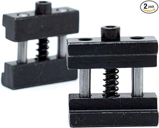 2PCS Set Steel Milling Machine Vise Quick Clamp Work Stop