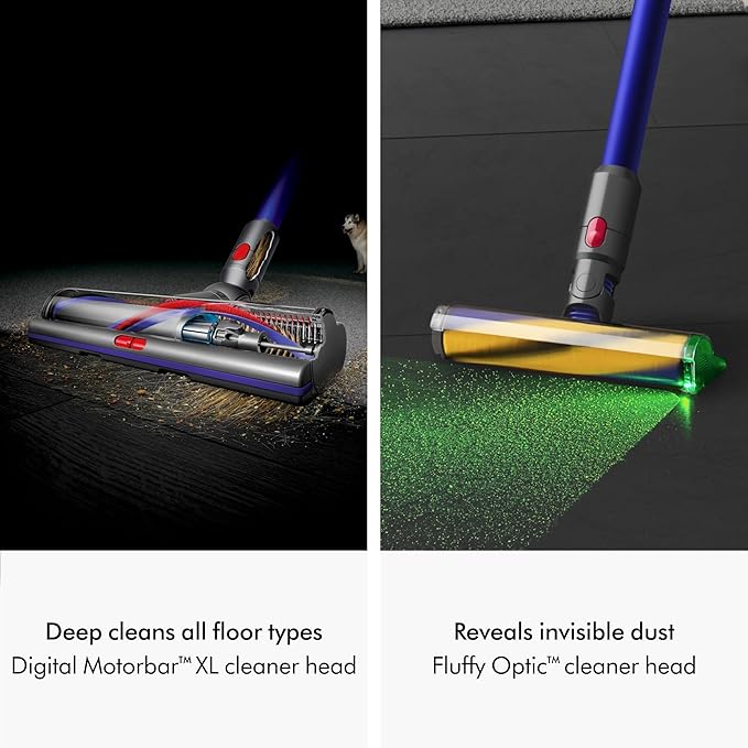 Dyson Gen5outsize Cordless Vacuum, 250AW, 3 Power Modes, Up to 140 Minutes,짼 XL bin, Illumination Reveals dust, HEPA Filtration, All Floor Types