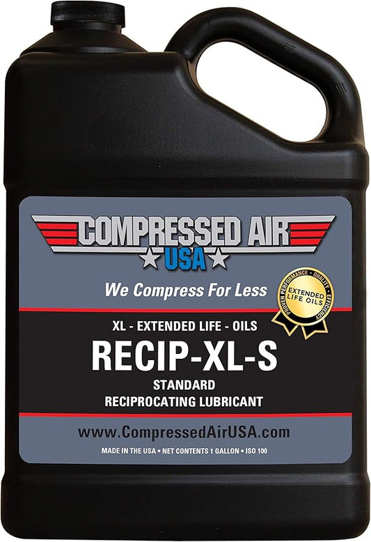 Standard 4000 Hour Reciprocating Air Compressor Lubricating Oil - CompressedAirUSA - XL - Extended Life Oils (1 Gallon)