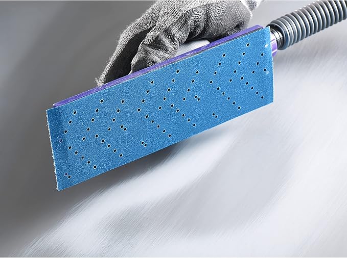 3M Hookit Blue Abrasive Sheet Roll, 36187, Multi-Hole, 2.75 in x 13 yd, 80+ Grade, Automotive Sanding Roll Sandpaper for Coating Removal, Body Repair, Auto Sanding