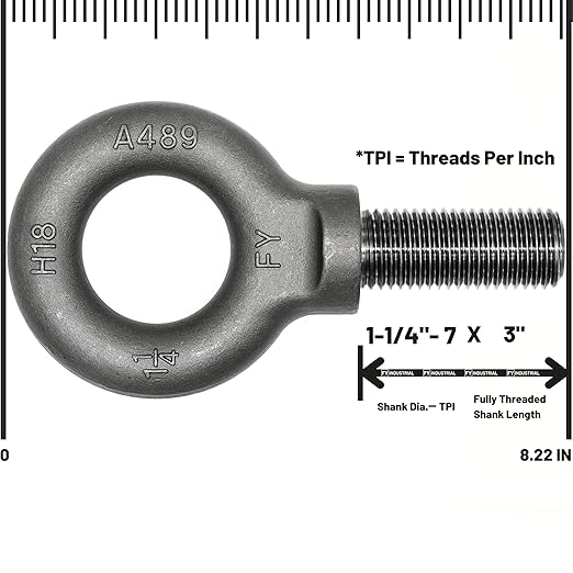 Lifting Shoulder Eye Bolt 1-1/4"-7 X 3