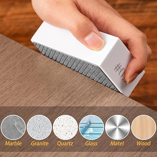 3 Pcs Diamond Hand Polishing Pads, 60 Grit Diamond Sanding Pad Reusable Sanding Block for Concrete Ceramic Glass Stone Granite Marble Tile Stone Metal Grinding