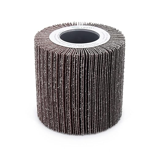 CS Unitec | 47211 | PTX Flap Disc Wheel. 40 Grit Metal Grinder Tool Attachment. 4" Diameter x 4-1/8" Wide. Made in Germany.