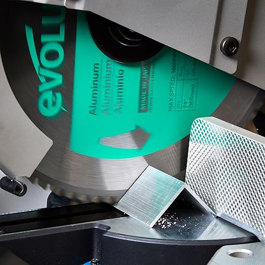 Evolution 14BLADEAL14" 80T Aluminum Blade TCT Saw Blade for Evolution S14CPS, S15CPS, S355MCS, S355CPSL, S380CPS, EVOSAW380 1" Arbor Max 1600 RPM Precision Aluminum Cutting for Metalworking