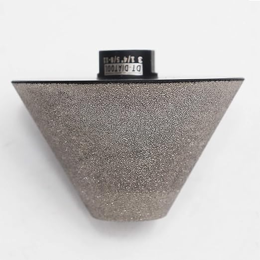 DT-DIATOOL Diamond Beveling Chamfer Bits for Granite Marble Tiles Existing Holes Enlarging Polishing Shaping Size of 27mm to 3-1/4 Inch