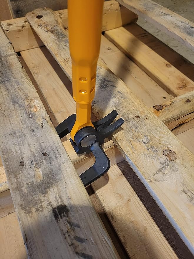 Ripper ??The Ripper Heavy-Duty Indexing Crowbar & Nail Puller Tool, Multi-Angle Wrecking Bar for Trim, Flooring & Demolition (Longhorn)