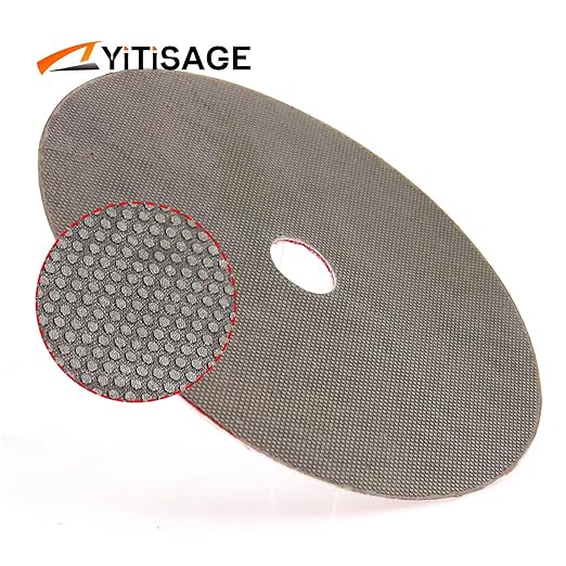 6 Inch Electroplated Diamond Grinding/Polishing Pads Sanding Granite Concrete Glass Metal Stone Grinding Disc(grit 400-1pc)