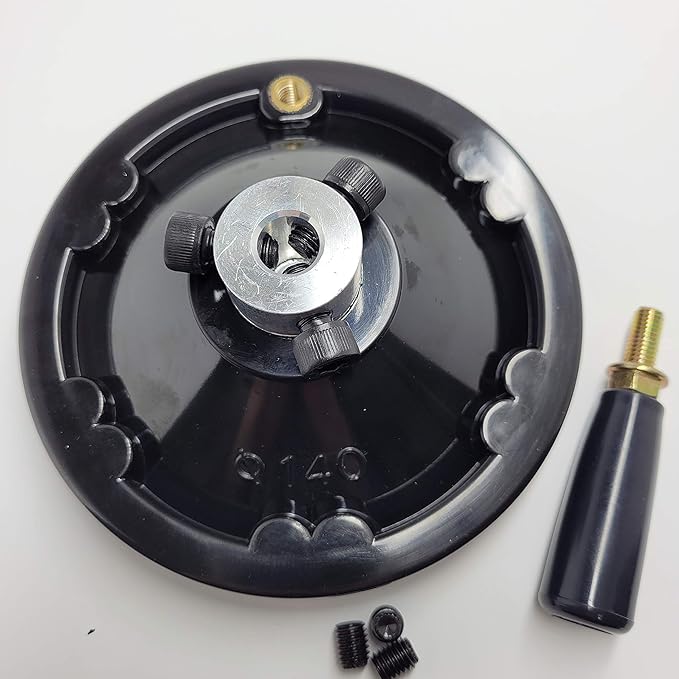OD 5.5??Ultimate Handwheel 1/2??Bore Hole Crank Handle Most Machine Wood Lathe Mill Table Saw Tailstock Drill Press Revolving Replacment Part Shaft Vise Adjustment Core Tilt Height Adjustable Control