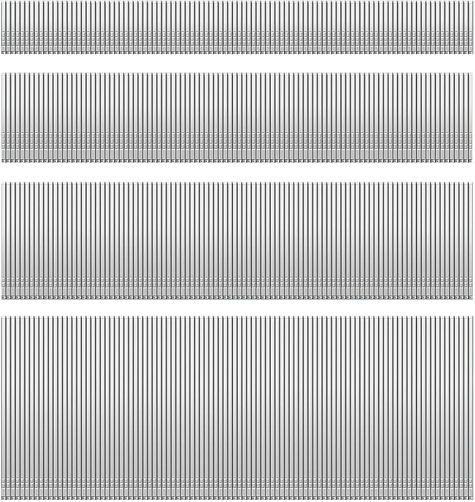 HW HAMWOO 18 Gauge 304 Stainless Steel Brad Nails,18 GA Nail Gun Nails Assorted, Suitable for Most Brand of 18 Gauge Pneumatic and Electric Brad Nailer(2",1-1/4",1",5/8")