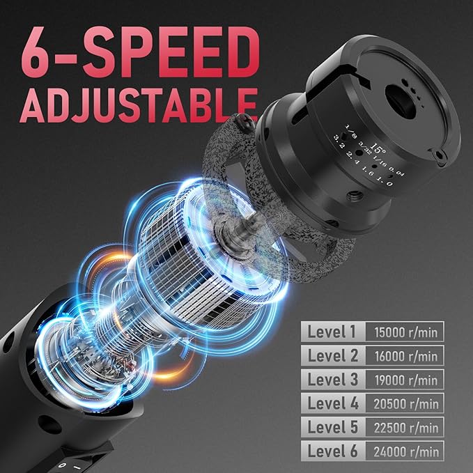 YESWELDER Tungsten Electrode Sharpener Grinder For TIG welding, Handheld Electric, 110V TIG Welding Rotary Tool With Flat Grinding Block Cut-Off Slot, 4 Sizes 3 Angles