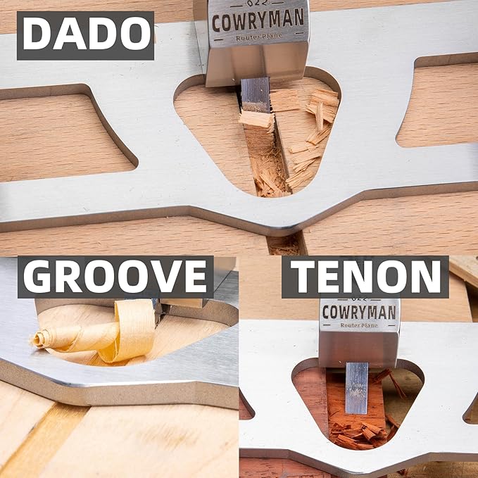 Cowryman Router Plane Handheld Woodworking Tool R022 Plane