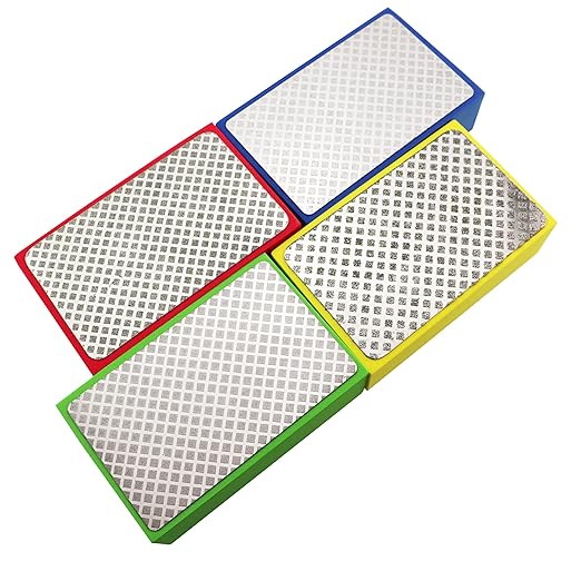 4PCS Diamond Hand Polishing Pad Handheld Abrasive Pad Tile Trimmer 60 120 200 400 for Ceramic Glass Grinding Sandpaper Polishing