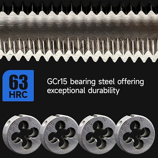 100pcs Combination Drill and Tap Set, Tap and Die Set in SAE and Metric Sizes Drill Bits for Cutting External and Internal Threading and Drilling Tools for Repairing Rethreading DIY with Accessories
