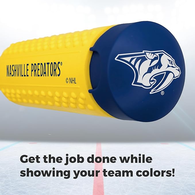 MEGAPRO짰 NHL짰 Team Edition Multi-bit Screwdriver | Officially Licensed NHL짰 Gear | Durable, Ergonomic, Pro-Grade Screwdriver (Nashville Predators짰)
