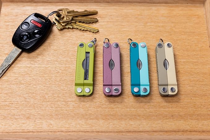 LEATHERMAN, Micra, Keychain Multi-tool with Grooming Tools, Mini Pocketknife for Everyday Carry (EDC), Hobbies & Outdoors, Built in the USA, Mojito