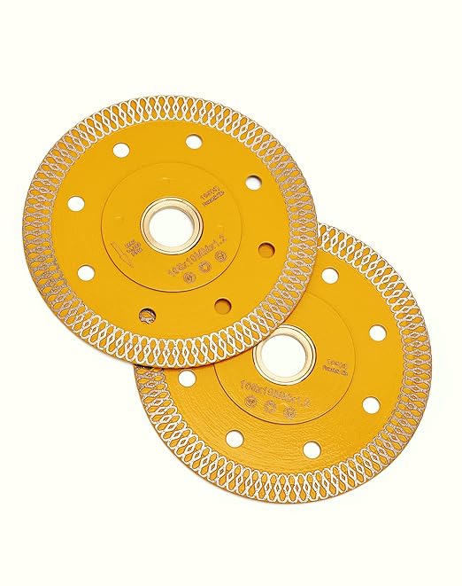 2pc/Lot 4 Inch Super Thin Diamond Saw Blade Porcelain Cutting Blade for Cutting Granite Marbles Tiles (4-2pc)…