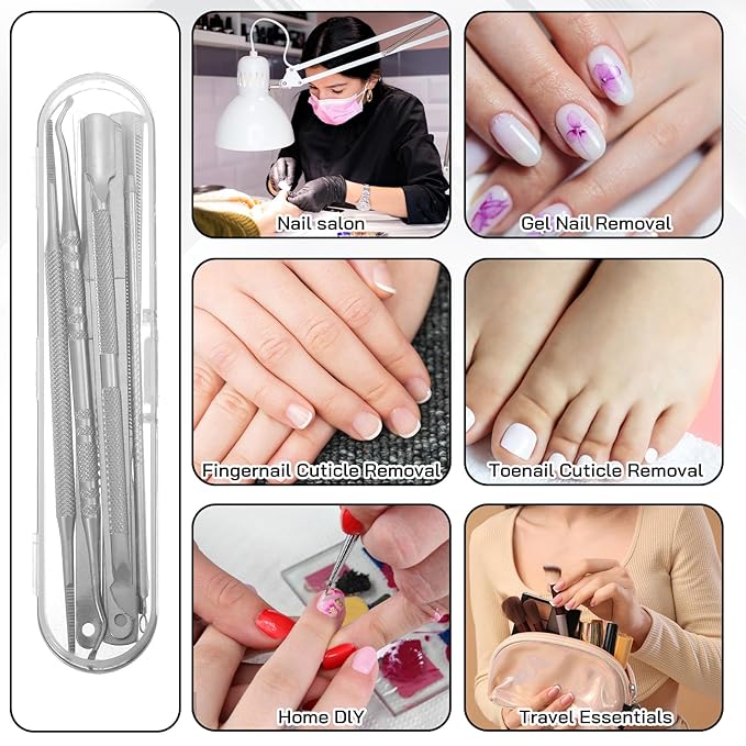 7 Pack Ingrown Toenail Tool Pedicure Tools for Feet, Stainless Steel Toenail Removal Kit, Professional Surgical Manicure Treatment Pedicure Tools for Feet Under Nail Cleaner Correction Polish Pain