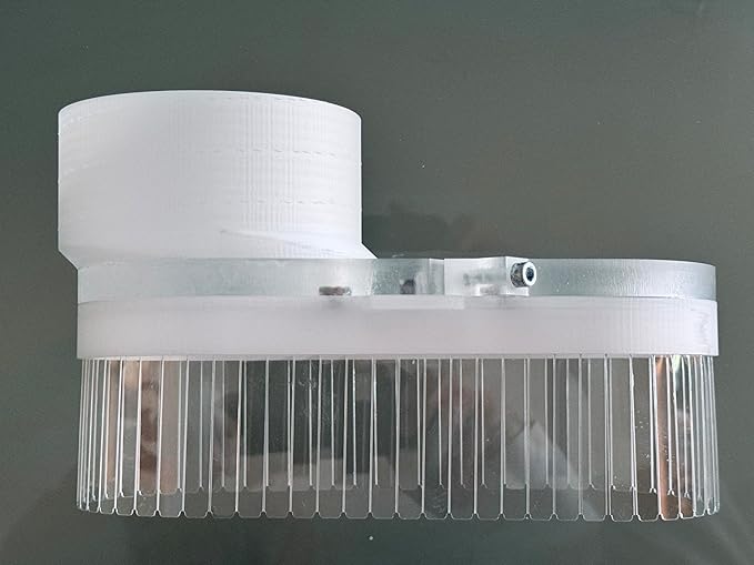 Generic Clear Dust Shoe for CNC Router Milling Machine Dust Boot Collector - 4"" vacuum port??(CUSTOM spindle/router dia.)
