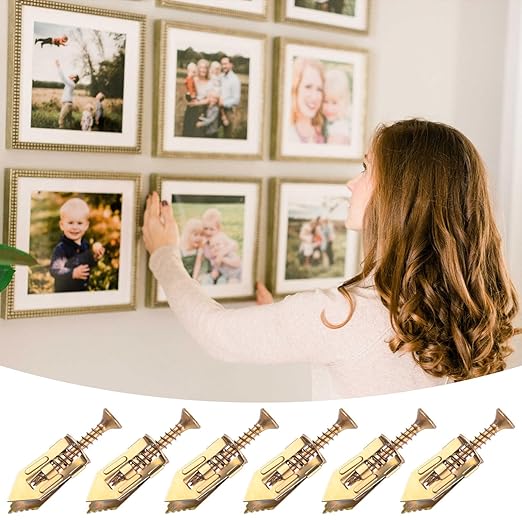 60PCS 0.47x1.18 inch Self-Drilling Anchors, Ancors and Screws for Heavy Duty, Metal Screw Anchors Kit, No Drill and Holes in Wall