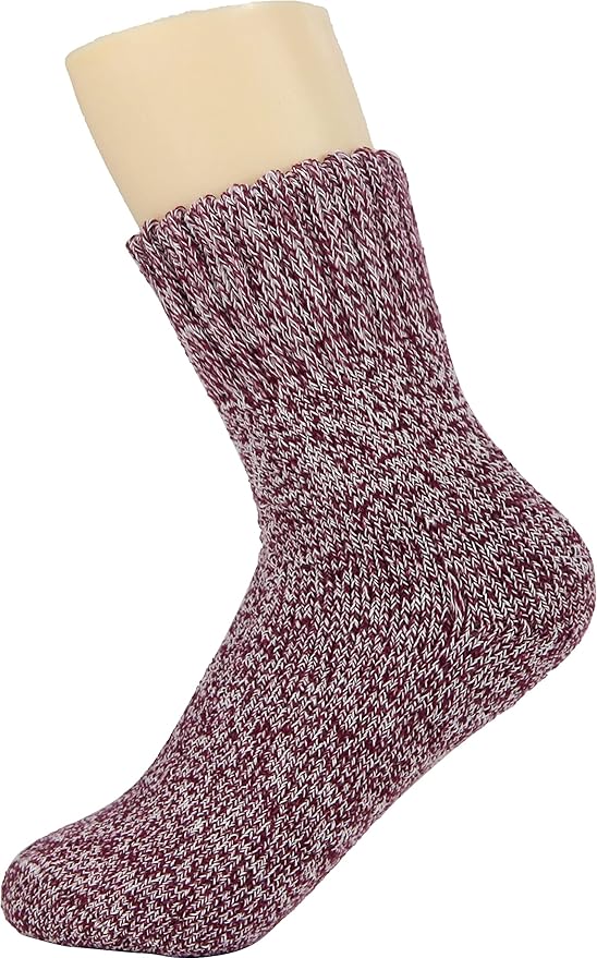 BomKinta Boot Socks for Women Winter Solid Thick Warm Socks Cozy Crew Socks Christmas Gift