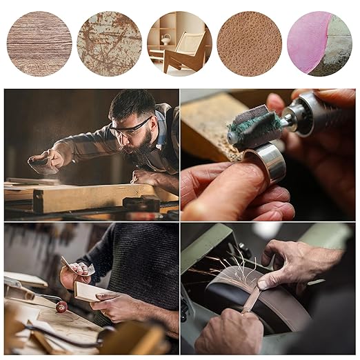 Emery Cloth Roll,60 Grit Continuous Sandpaper Roll 1" x 82 Feet Sandpaper Roll for Wood Furniture Finishing Metal Sanding Automotive Polishing