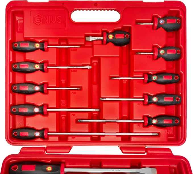 Genius Tools 20 Piece Combination Screwdriver Set TR-520PZ
